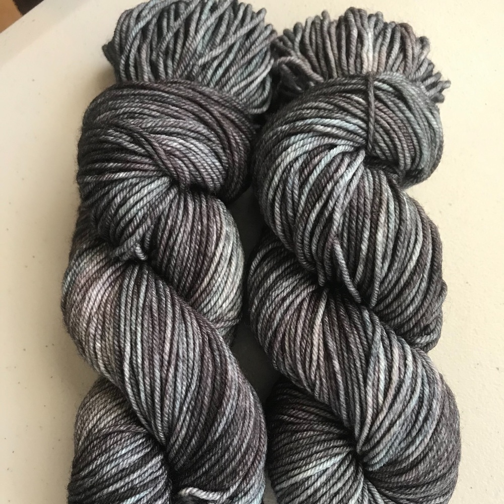 Hand Dyed-Carbon Grey